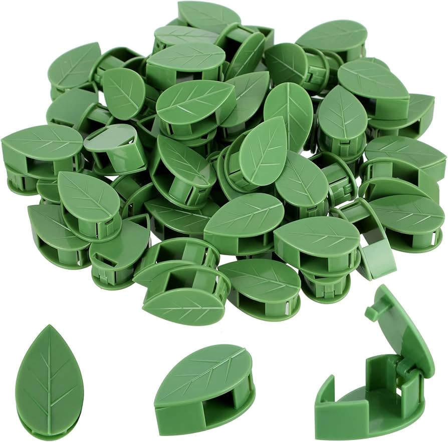 Geiserailie 60 Pieces Plant Climbing Wall Fixture Clips with 72 Pieces Acrylic Adhesive Sticker L... | Amazon (US)