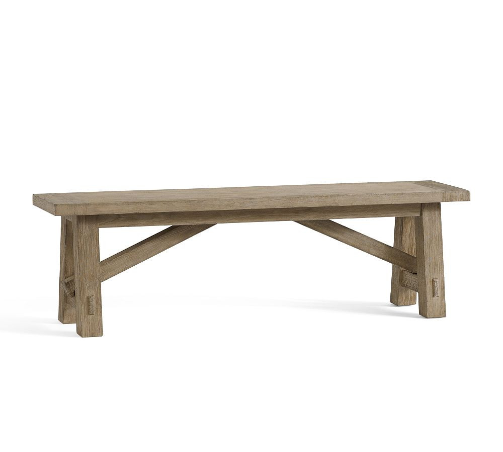 Toscana Dining Bench (60"-89") | Pottery Barn (US)