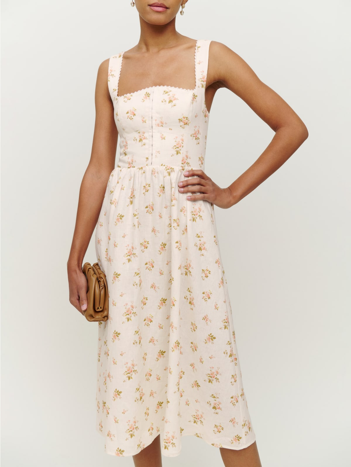 Tagliatelle Linen Dress | Reformation (Global)