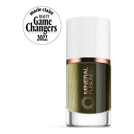 MINERAL FUSION Vegan Nail Polish Gold Rush Metallic Dark Gold/Gold | Non-Toxic Cruelty-Free | Walmart (US)