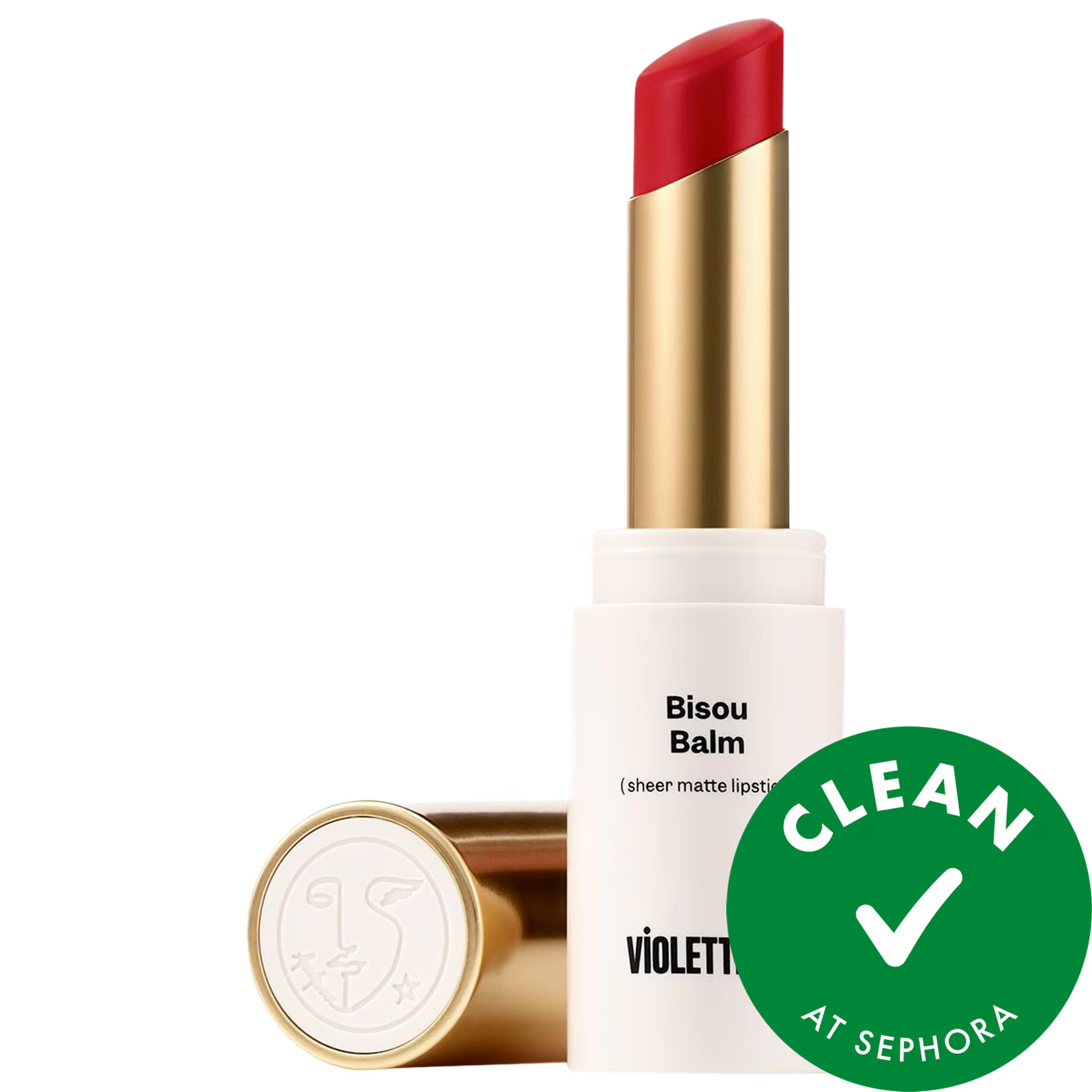 VIOLETTE_FR BISOU BALM Sheer Matte Lipstick Amour Fou 0.08 oz / 2.5 g | Sephora (US)