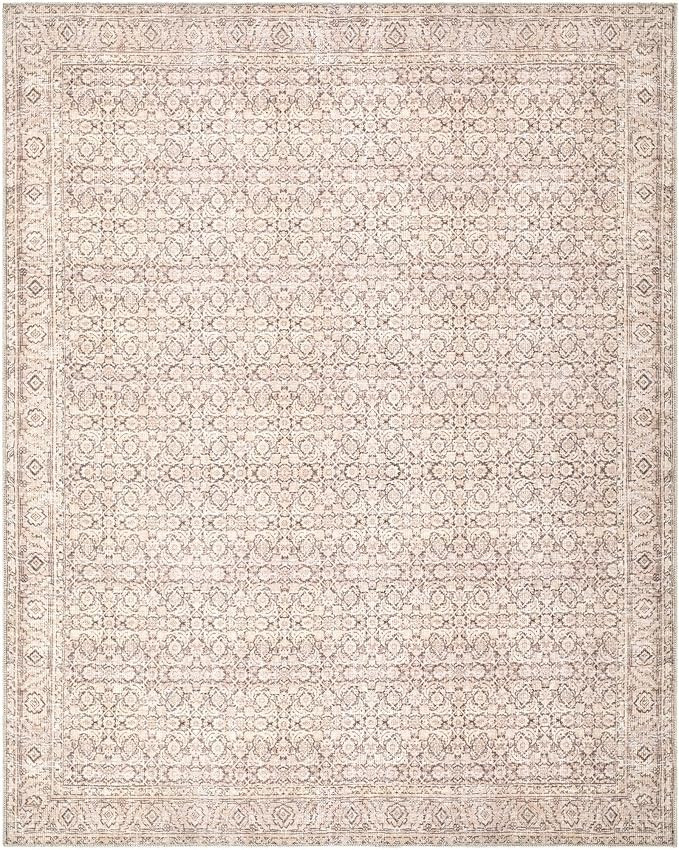 Livabliss x Jenni Yolo Home Sylvia Traditional Area Rug, 5'3" x 7', Beige | Amazon (US)