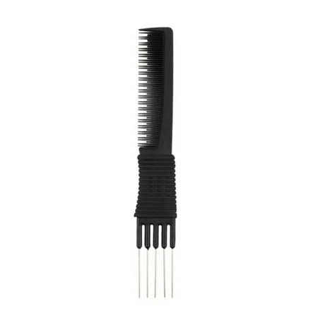 Anvazise Teasing Combs 2 in 1 Practical Firm Carbon Fiber Lift Teasing Combs for Home Black One Size | Walmart (US)