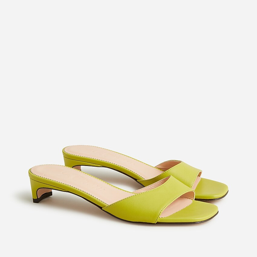 Lina kitten-heel sandals | J. Crew US