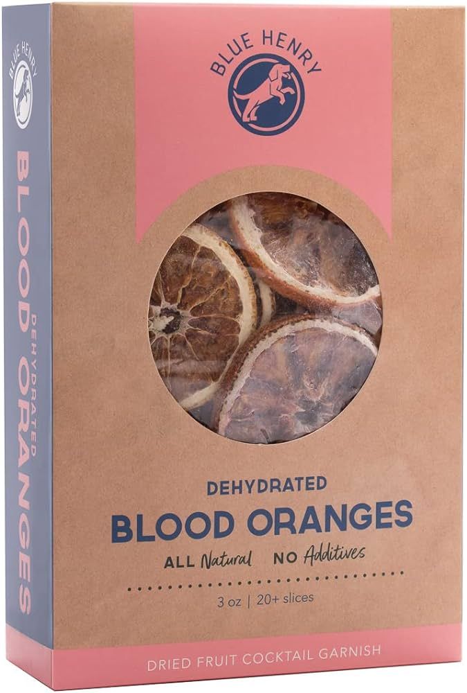 BlueHenry Dehydrated Blood Orange Wheels - 2.5 oz - 20+ slices - Natural Fruit | Amazon (US)