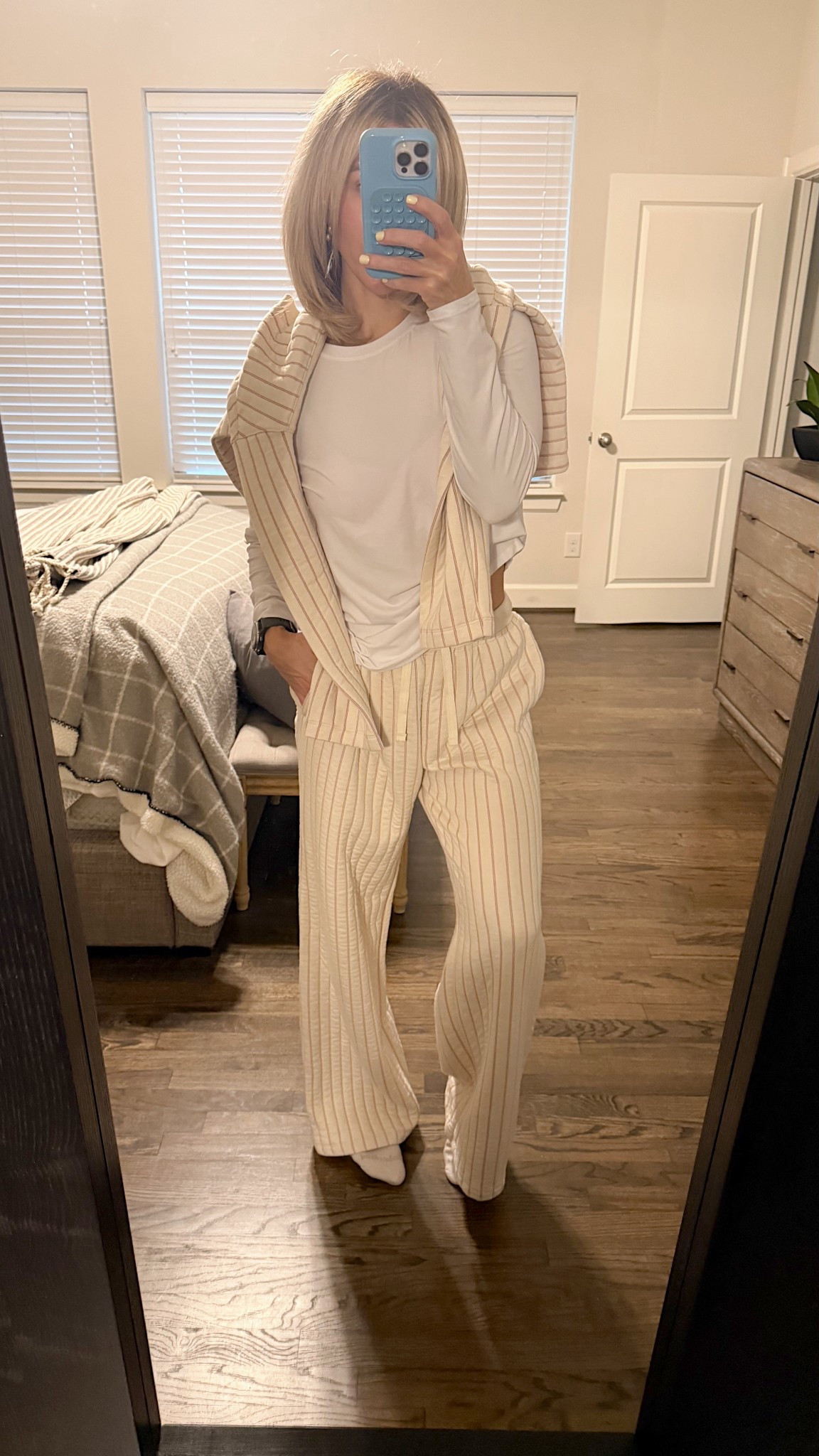 Cozy set! Wearing M in both pants and matching top. 

#LTKSaleAlert #LTKootd #LTKSeasonal