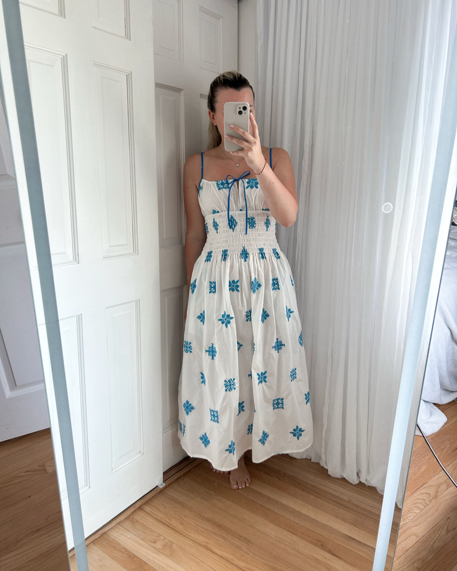 Wearing size XS 🤍 selling mine on mercari for -$100 https://www.mercari.com/us/item/m72764291518?sv=0 💙 summer outfit, white dress

#LTKstyletip #LTKeurope #LTKwedding