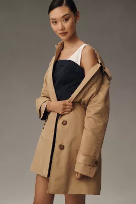 Ellen Tracy Belted Trench Coat | Anthropologie (US)