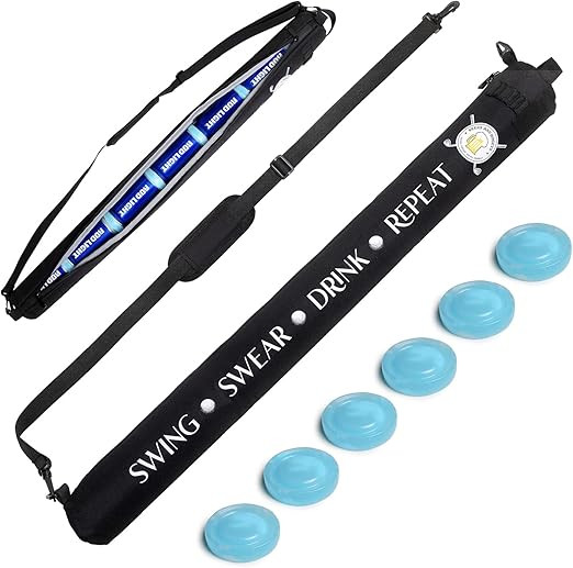 Amazon.com : Upgraded Golf Bag Cooler Beer Sleeve with Ice Cooling Coasters - Discreet Insulated ... | Amazon (US)