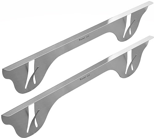 TrueGem Stove Gap Covers - 316 Stainless Steel, 23.4" | Oven Side Gap Filler | Range Trim Kit | Guard Between Stove Top & Counter | Amazon (US)