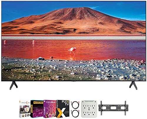 Samsung UN50TU7000 50" 4K Ultra HD Smart LED TV Bundle with Premiere Movies Streaming + 30-70 Inc... | Amazon (US)