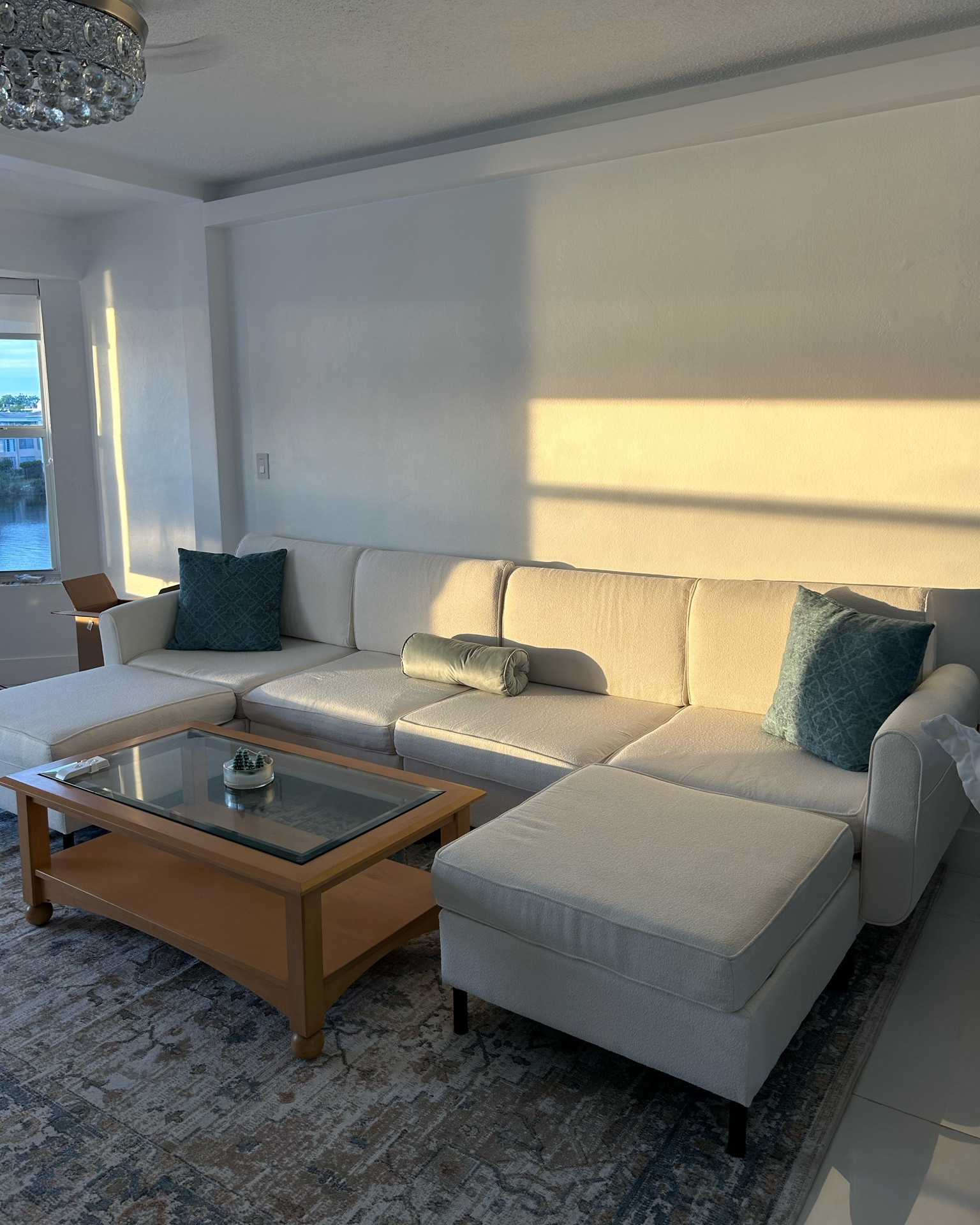 Amazon couch🤍🛋️ // affordable couch // white couch // Amazon home 

#LTKHome