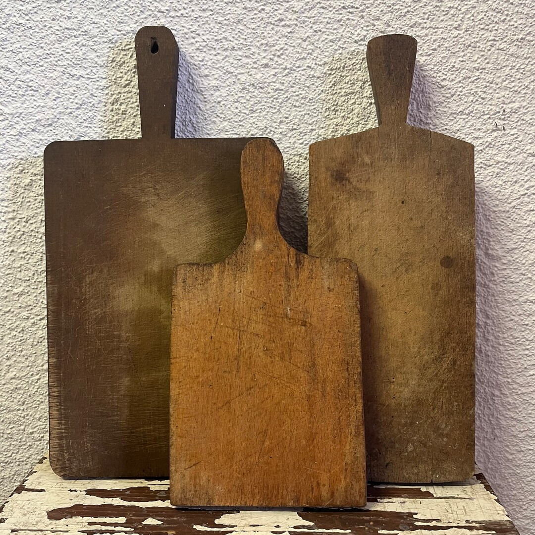 Vintage European Wooden Chopping Board Primitive Food Photo - Etsy | Etsy (US)