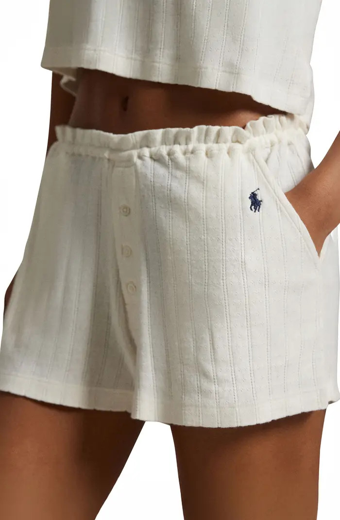 Logo Detail Cotton Short Pajamas | Nordstrom