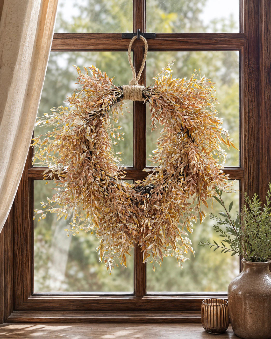 Autumn Willow Hanging Wreath | MJHome