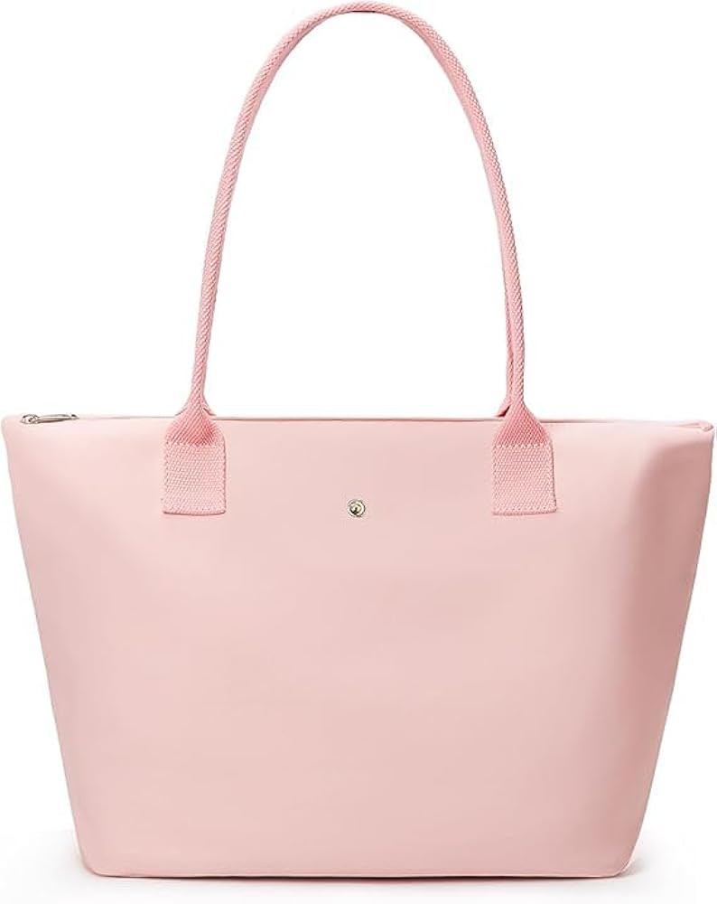 KALIDI Tote Bag for Women Nylon Top-Handle Purse,Shoulder Hobo handBag with Zipper Leisure Foldab... | Amazon (US)