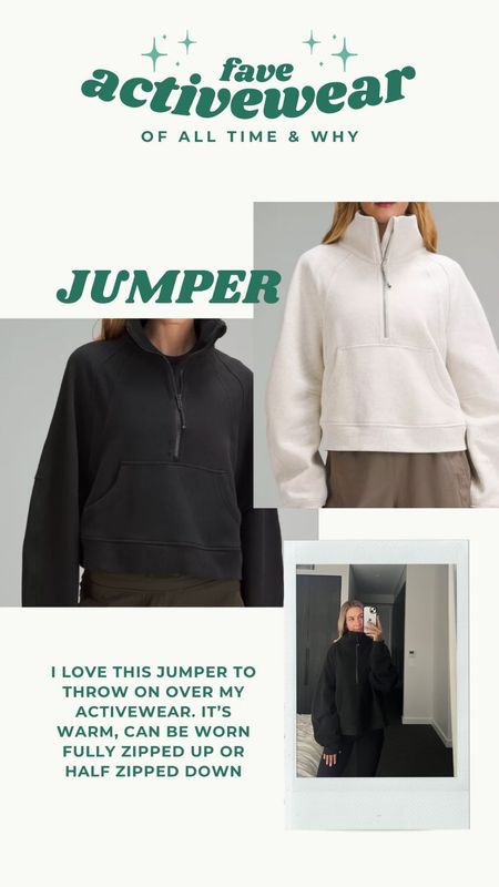 Favourite activewear roundup: jumper 👟 
#lululemon 

#LTKfitness