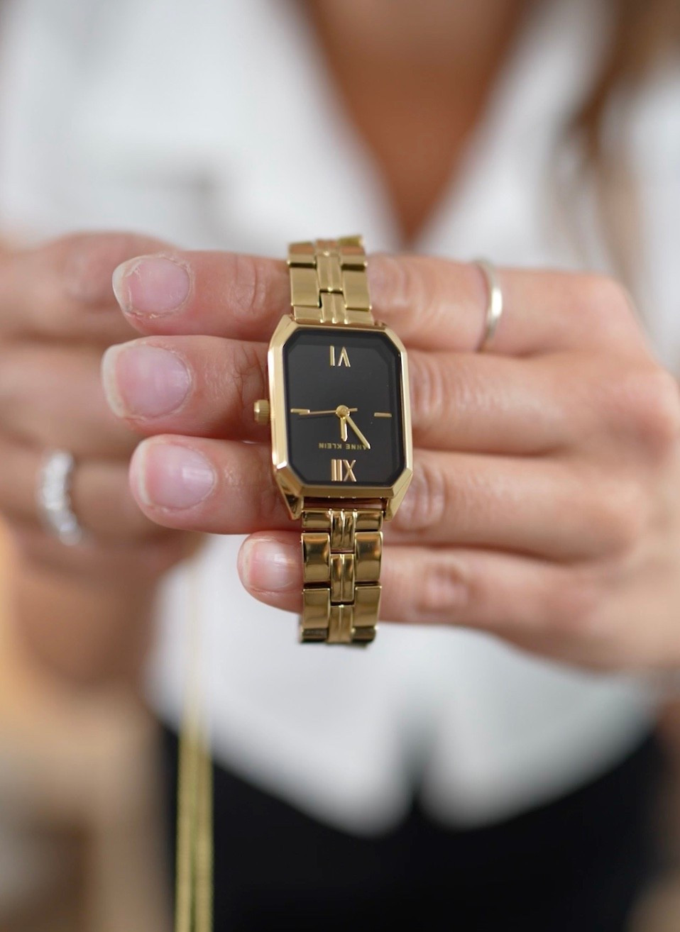 The chicest everyday watch

anne klein watch, gold watch women, rectangular watch women, classic gold watch, everyday watch women, timeless jewelry piece, minimalist watch style, chic everyday accessories, elegant gold watch, affordable luxury watch

#LTKSpringSale 

#LTKWorkwear #LTKgrwm