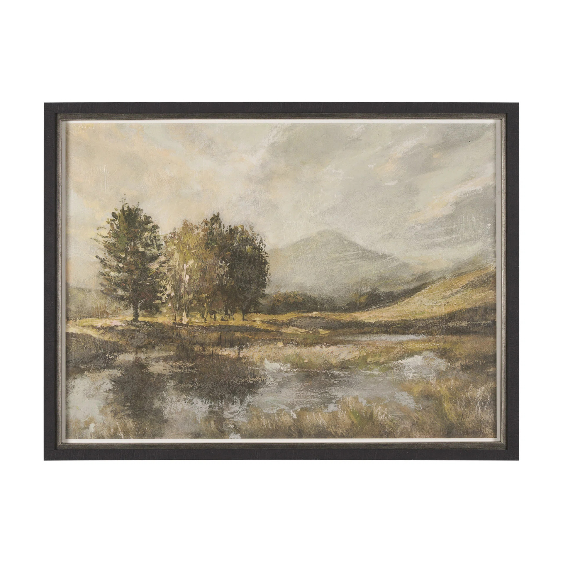 Greeicy Style Landscape IV By Studio A Hand Embellished Framed Art Print | Joss & Main