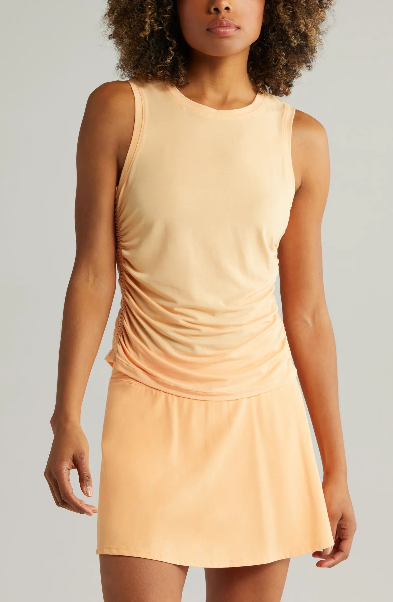 In the Zone Ruched Side Tank | Nordstrom