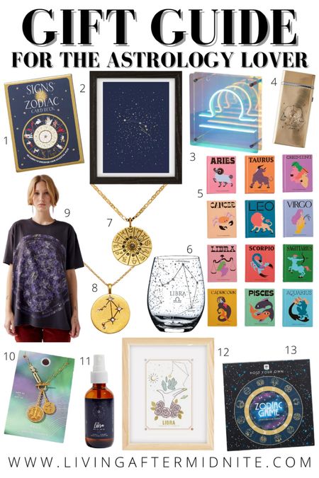 Gift Guide for the Astrology Lover / zodiac gifts / gifts for her / stocking stuffers 

#LTKCyberweek #LTKGiftGuide #LTKHoliday