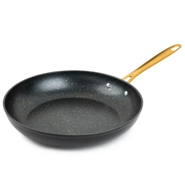 Thyme & Table Non-Stick 12" Gold Fry Pan with Stainless Steel Induction Base | Walmart (US)