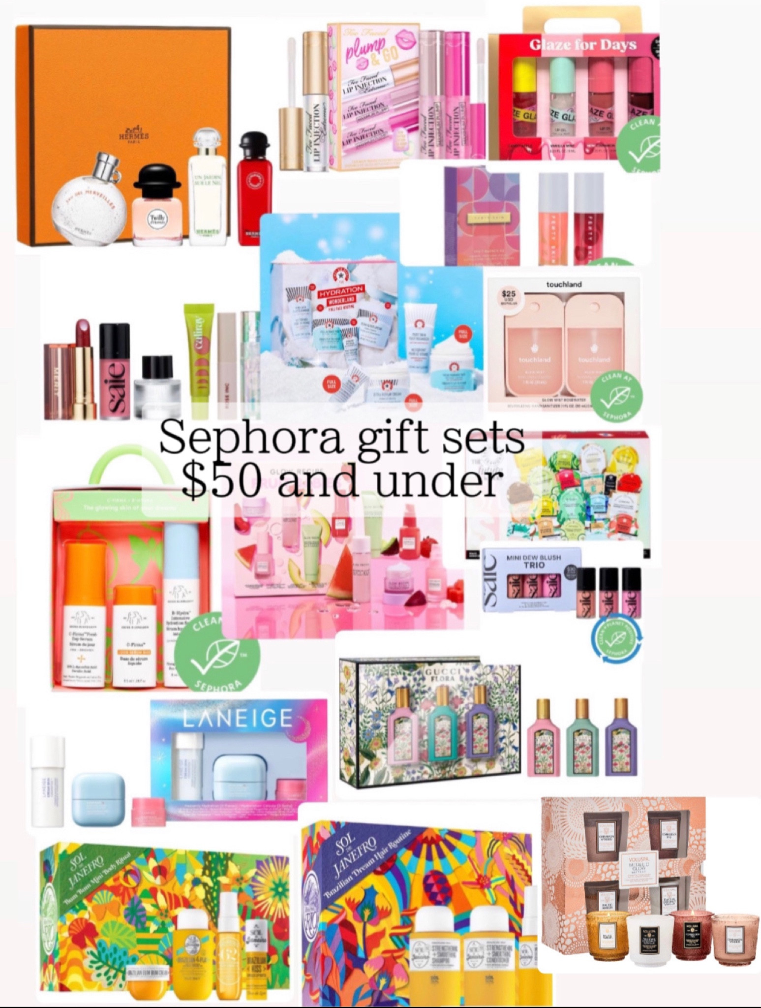 Sephora gift set ideas! Y’all take advantage before they sell out’ if y’all are doing secret Santa w a $50 budget these are perfect’ 

#LTKHolidaySale #LTKbeauty #LTKGiftGuide