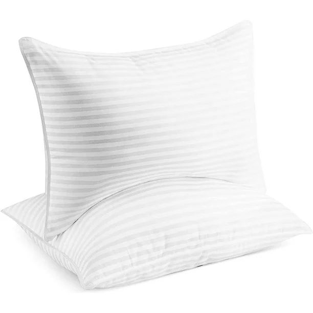 Beckham Hotel Collection Luxury Linens Down Alternative Pillows for Sleeping, Queen, 2 Pack - Wal... | Walmart (US)