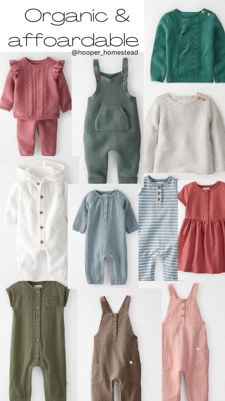 Organic, affordable, & cute baby clothes!!! Look no further. These items are good 🤩 

#LTKunder50 #LTKbaby #LTKkids