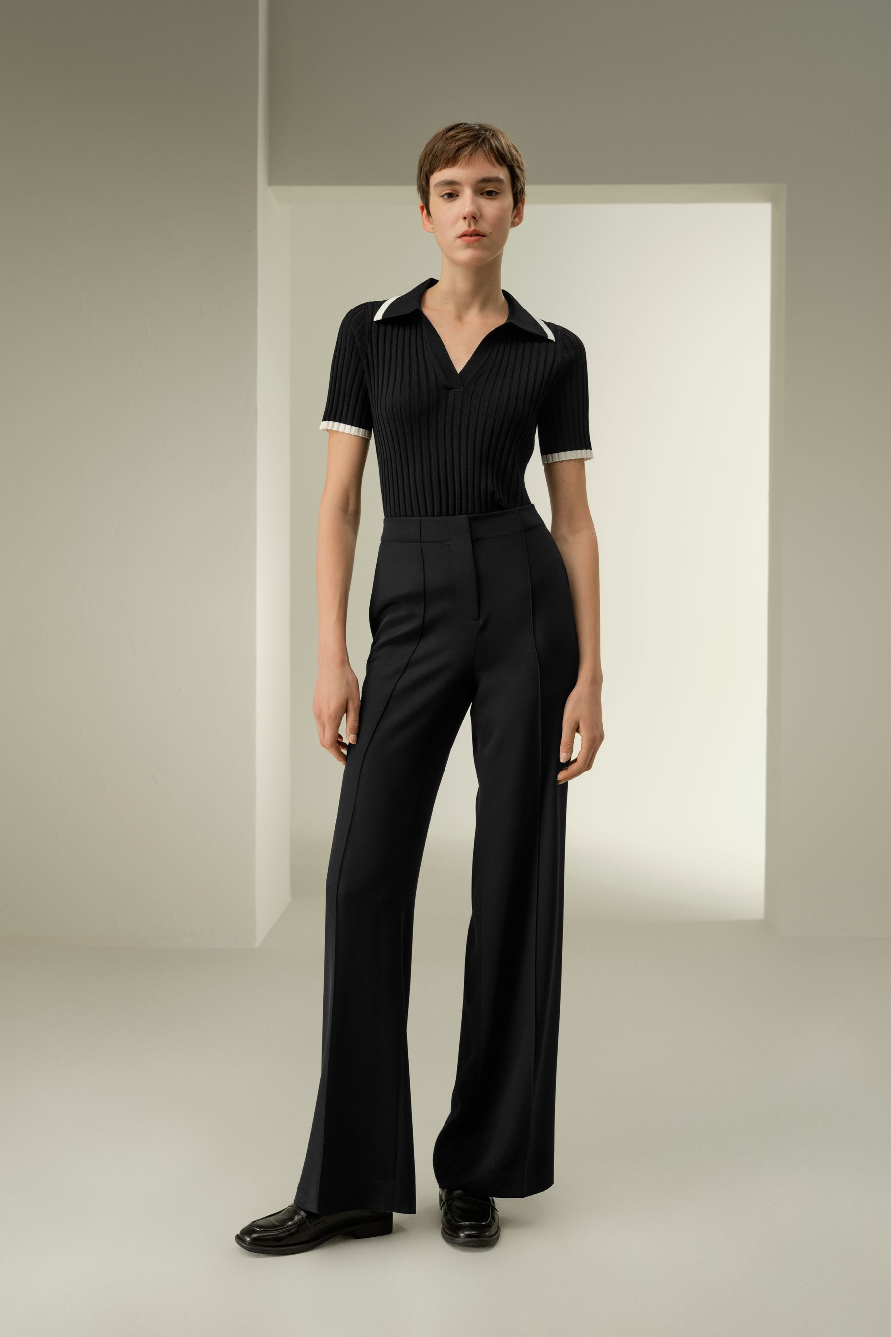 Minimalist Silk Crêpe Pant | LilySilk
