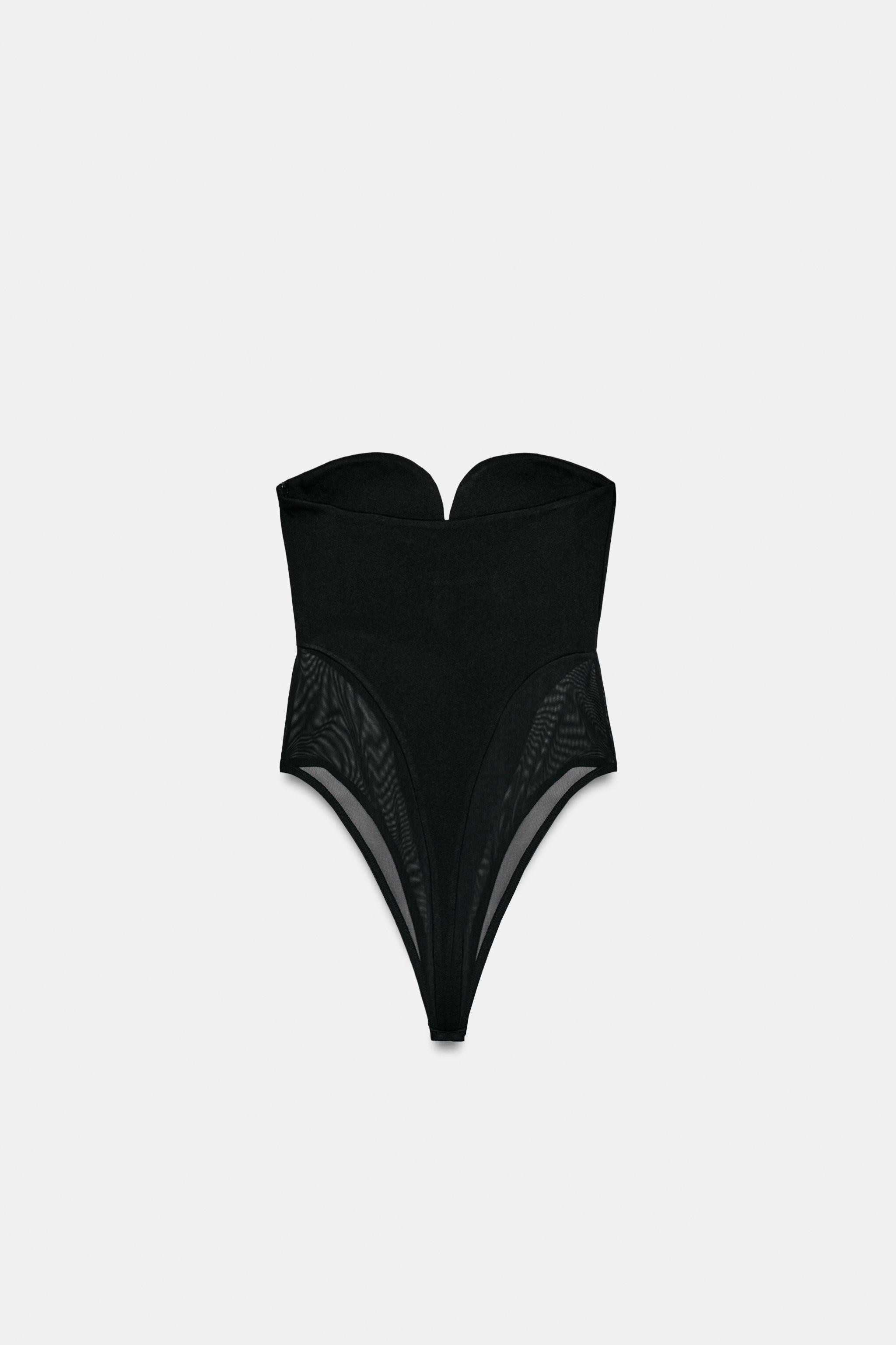 COMBINATION BANDEAU BODYSUIT | Zara US