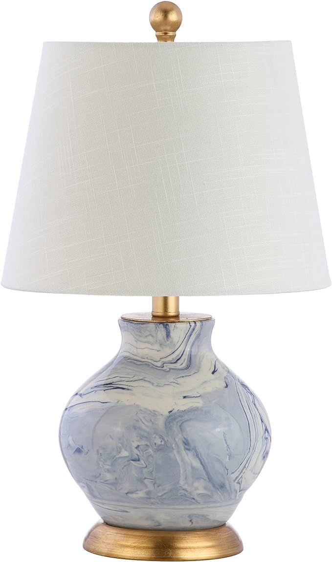 JONATHAN Y JYL3007A Holly 20.5" Marbleized Ceramic LED Table Lamp Contemporary,Classic,Traditiona... | Amazon (US)