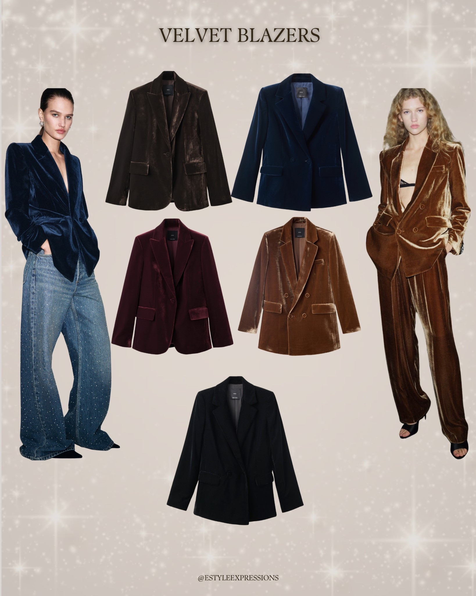 Velvet Blazers for the Holidays!✨🤎

#LTKFindsUnder100 #LTKSaleAlert #LTKHoliday