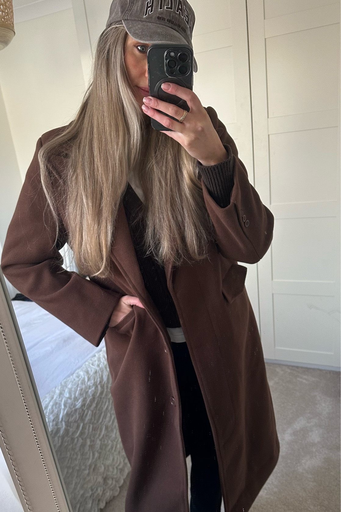 Brown coat!!! 