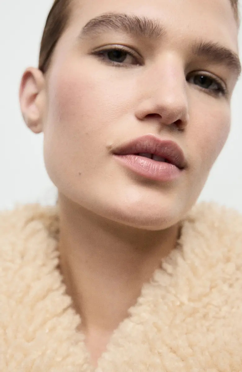 Adriana Faux Suede & Faux Shearling Trim Jacket | Nordstrom