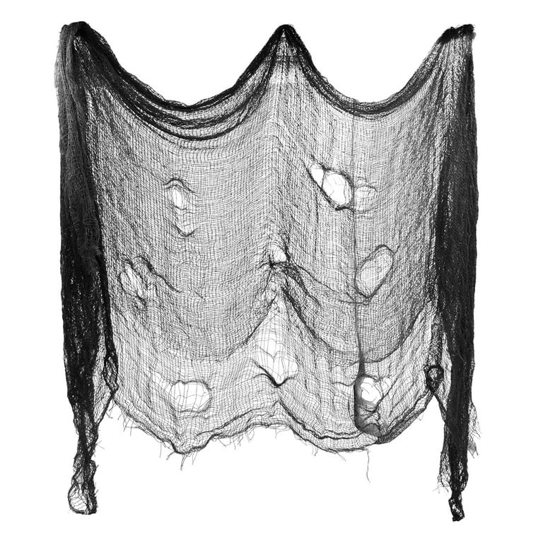 Creepy Gauze Decoration, Black, 84", Halloween by Way To Celebrate | Walmart (US)