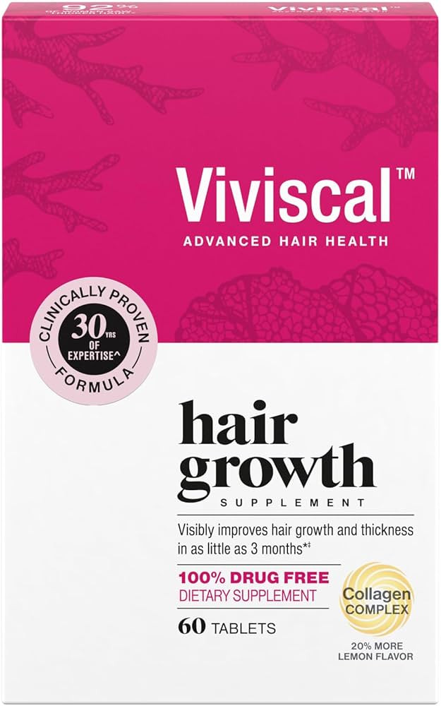 Viviscal Hair Growth Supplements For Women For Thicker, Fuller Hair, Nourishes Thinning & Loss, W... | Amazon (US)