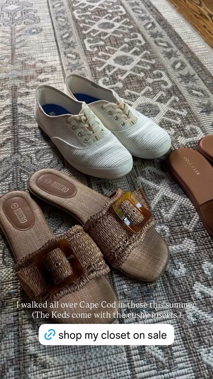 I walked all over Cape Cod in these this summer. (The Keds come with the cushy inserts.)