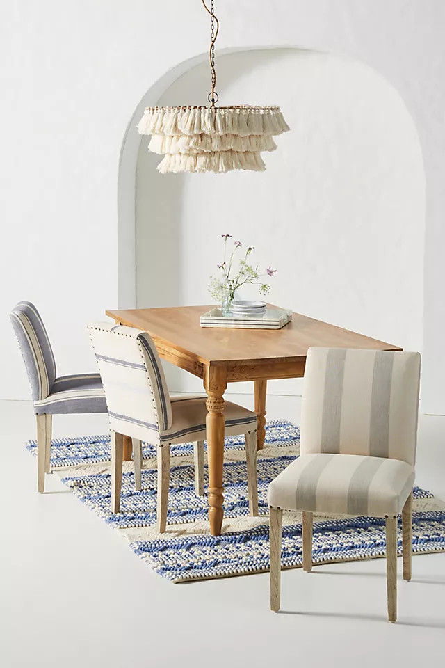 Boro Stripe Seneca Dining Chair | Anthropologie (US)