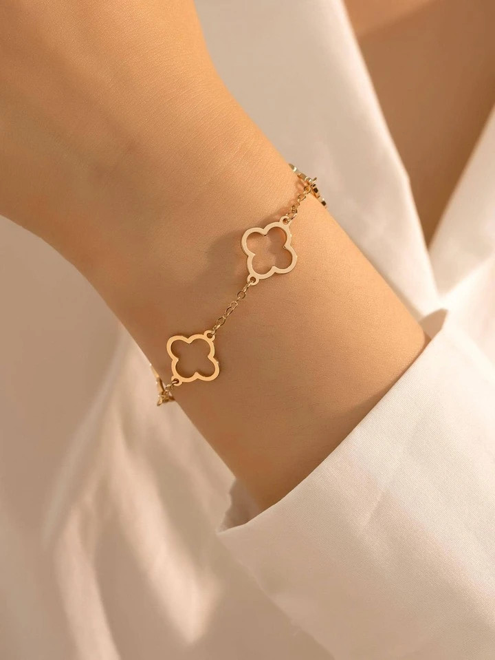 1pc Fashion Flower Decor Bracelet For Women For Daily Decoration | SHEIN