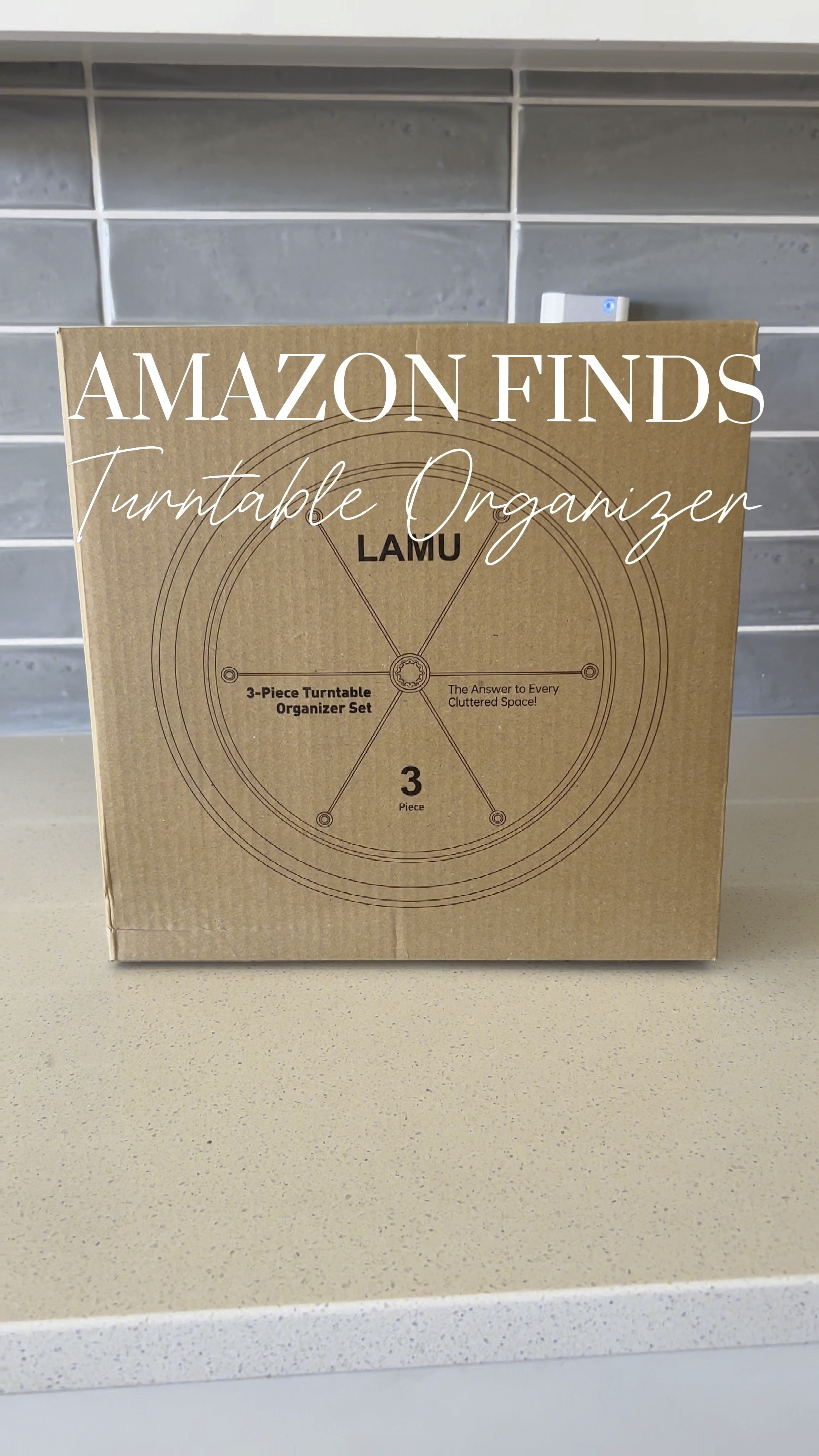 Turntable organizer for cabinet. 

#LTKMostLoved #LTKhome #LTKVideo