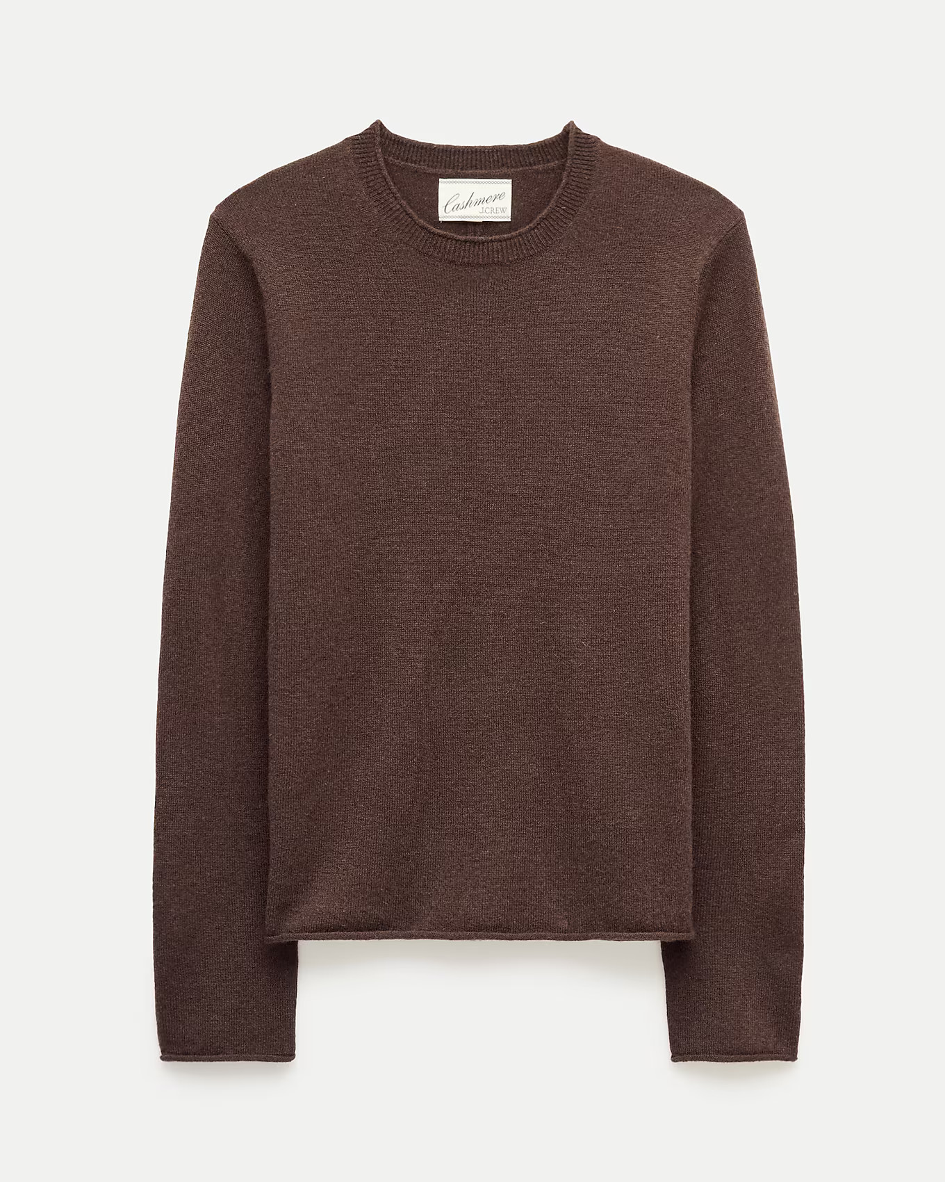 Rolled cashmere long-sleeve sweater | J. Crew US