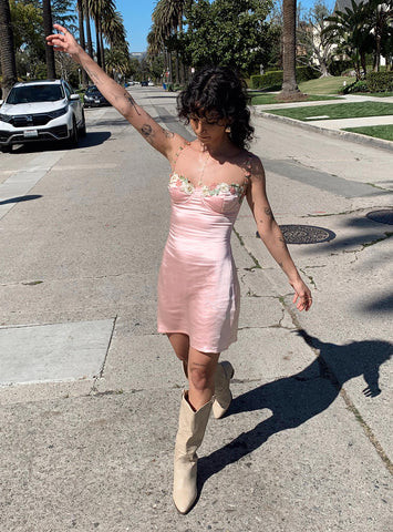 Kenzie Mini Dress Light Pink | Princess Polly US