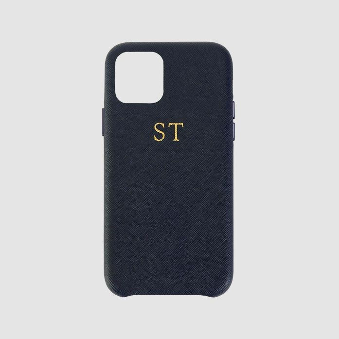Ink Navy Saffiano Wrap iPhone 11 Pro Case | The Daily Edited