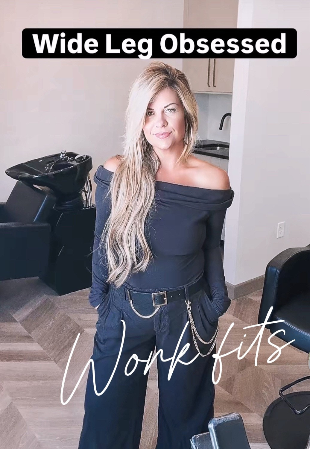 Literally in love with these American eagle wide leg jeans 