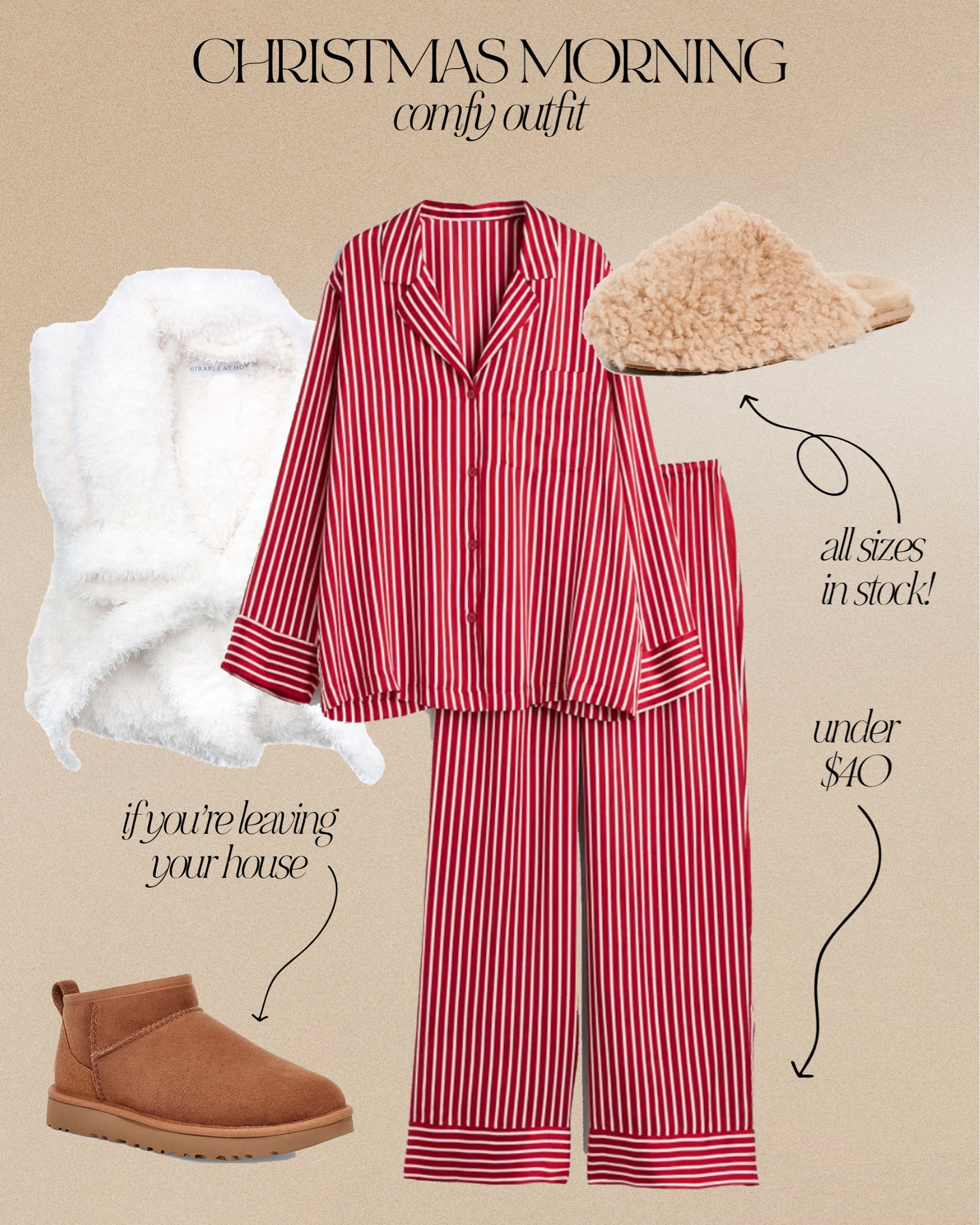 Comfy Christmas morning outfit 🤍 All sizes available in both UGGs!

#LTKHoliday #LTKSeasonal