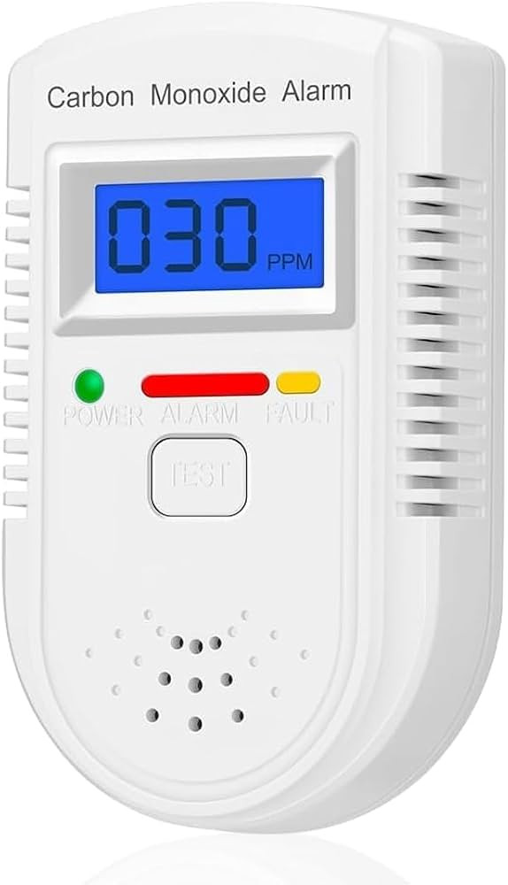 Carbon Monoxide Detector Plug in Wall，CO Gas Monitor Alarm Detector with Digital Display Sound ... | Amazon (US)