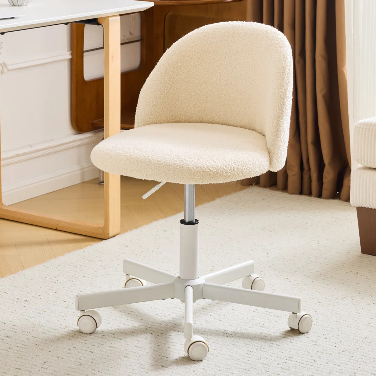 Task Chair Office Desk Chair Make Up Chair With Wheels | Wayfair North America