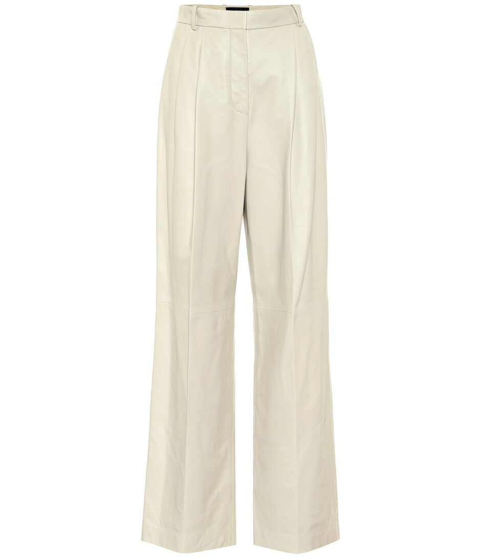 Tima high-rise wide-leg leather pants | Mytheresa (US/CA)