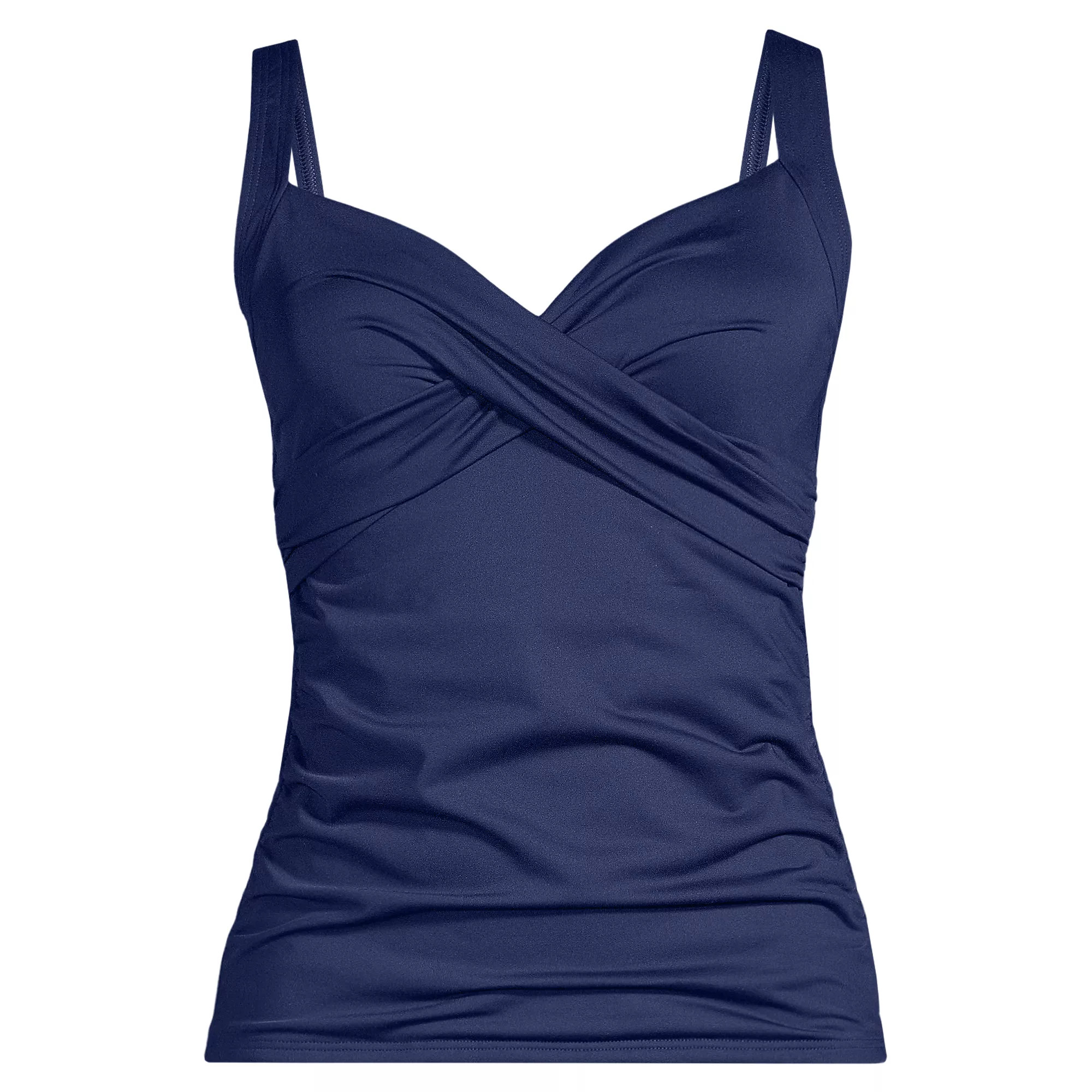 Women's Sweetheart Wrap Underwire Tankini Top | Lands' End (US)
